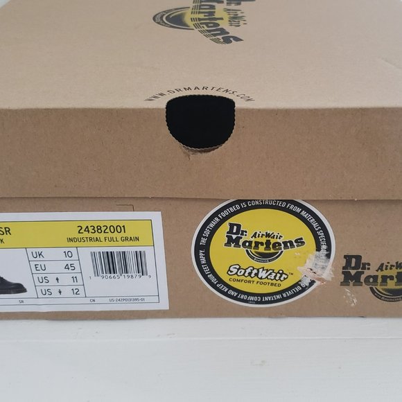 NEW Dr Doc Martens 1469 SR Black Safety Shoe Boots Men's US 11 Womens US 12 - Picture 8 of 8